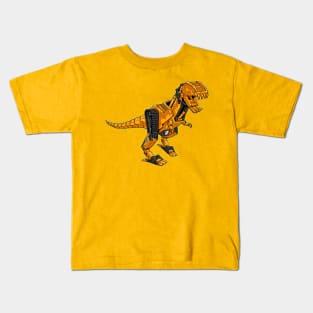 Tyrano Exavator Kids T-Shirt